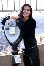 Adriana Lima at the Empire State Building 11/07/2018