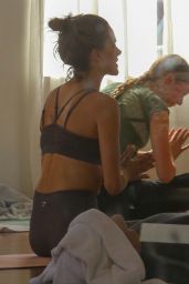 Alessandra Ambrosio - Yoga Class in Brentwood 11/12/2018