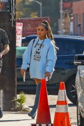 Ariana Grande - Going to a Recording Studio in Hollywood 11/09/2018