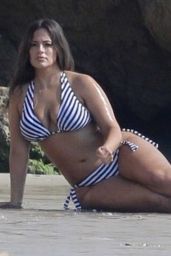 Ashley Graham in Bikini - Photoshoot on the Beach in Malibu 11/06/2018