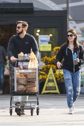 Ashley Greene and Husband Paul Khoury - Grocery Shopping in LA 11/21/2018