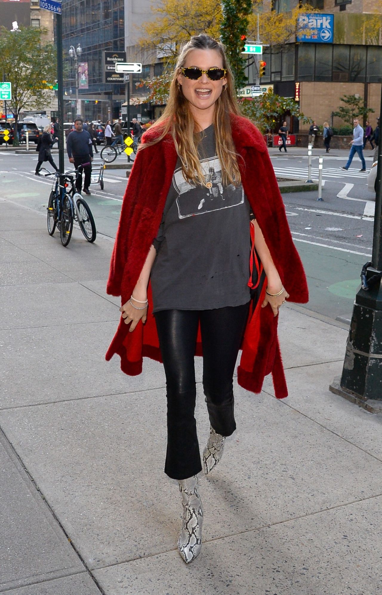 Behati Prinsloo - Arriving at the VS Offices in NY 11/07/2018 • CelebMafia