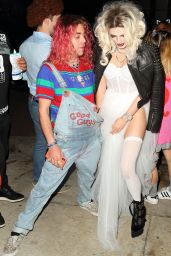 Bella Thorne Arriving at a Halloween Party 10/30/2018