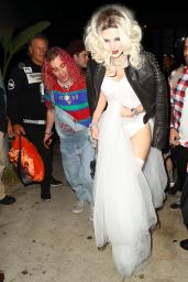 Bella Thorne Arriving at a Halloween Party 10/30/2018