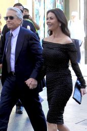 Catherine Zeta-Jones - Michael Douglas Honored With a Star on the Hollywood Walk of Fame 11/06/2018