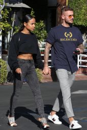 Christina Milian at Alfred Coffee in West Hollywood 11/14/2018