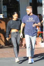 Christina Milian at Alfred Coffee in West Hollywood 11/14/2018