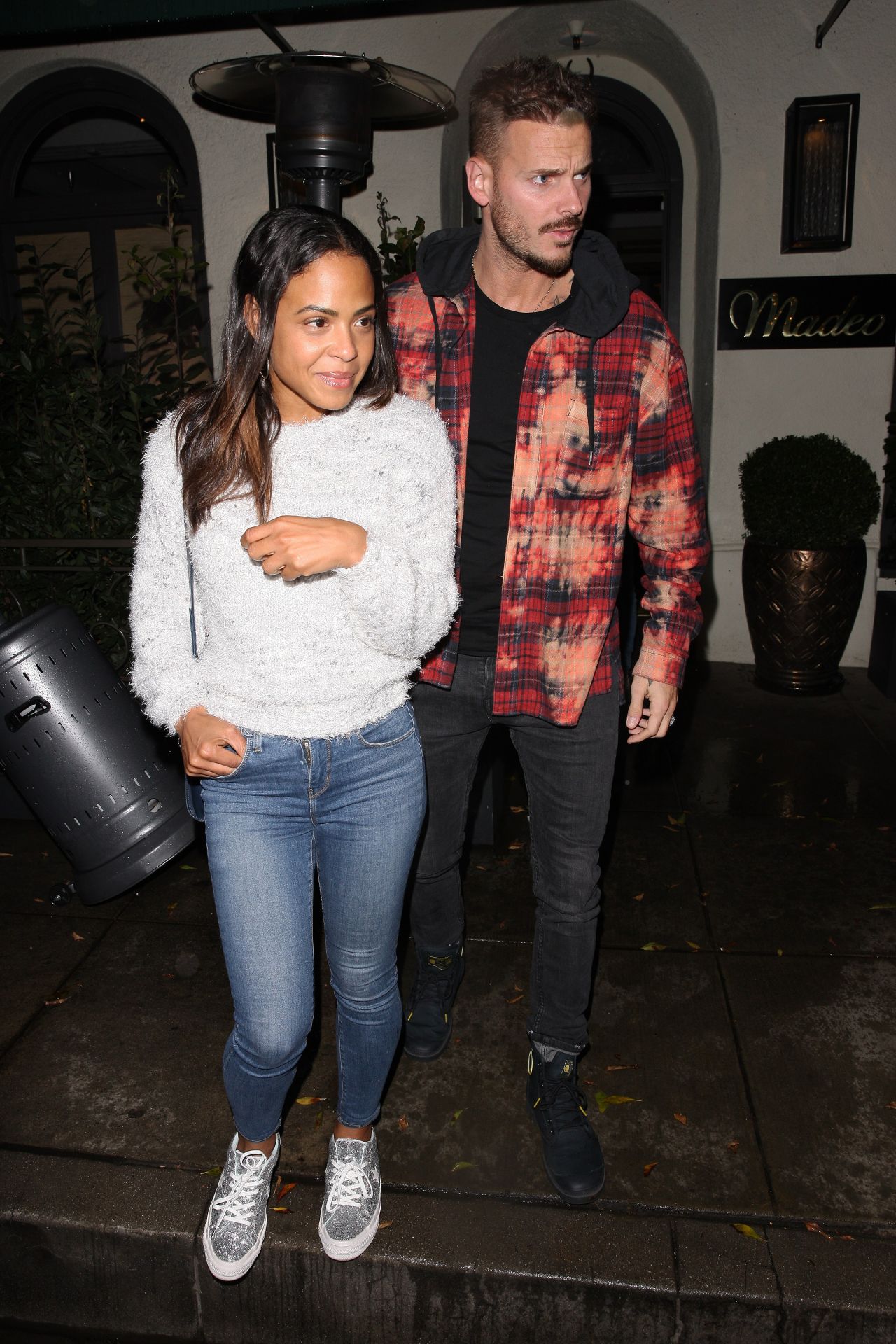 Christina Milian Leaving Madeo Restaurant in Beverly Hills 11/21/2018 ...