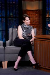 Claire Foy - Late Night with Seth Meyers in NYC 11/05/2018
