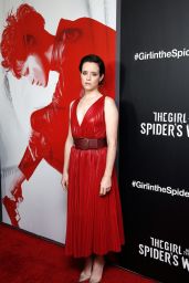 Claire Foy – “The Girl In The Spider’s Web” Screening in NYC
