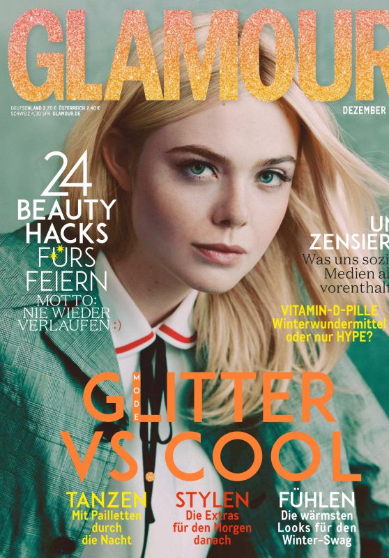 Elle Fanning - Glamour Magazine Germany December 2018