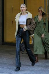 Elsa Hosk and Martha Hunt - Leave VS Headquarters After Fittings in NYC 11/03/2018