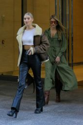 Elsa Hosk and Martha Hunt - Leave VS Headquarters After Fittings in NYC 11/03/2018
