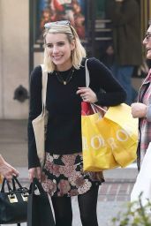 Emma Roberts - Holiday Shopping at the Grove 11/27/2018
