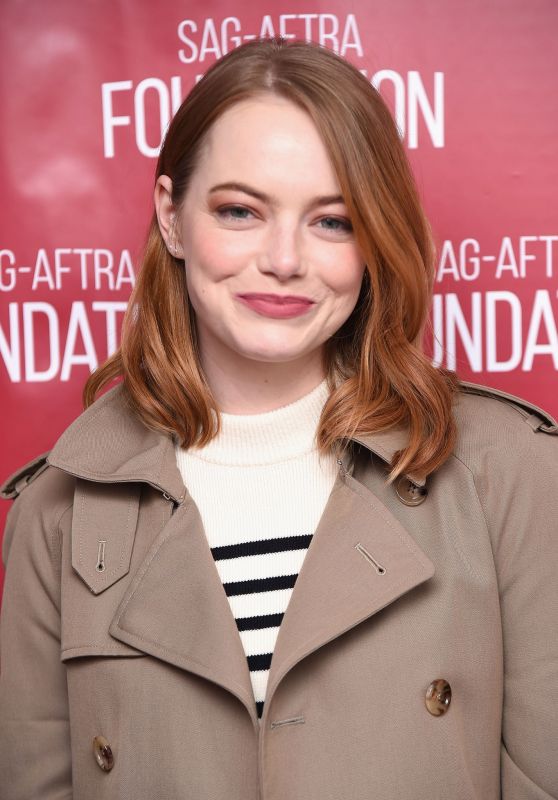 Emma Stone - SAG-AFTRA Foundation Conversations: "The Favourite" in NYC