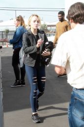 Evanna Lynch - Arrives for Practice at DWTS Studio in LA 11/17/2018