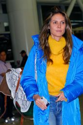Heidi Klum in Travel Outfit - Airport in NY 11/01/2018