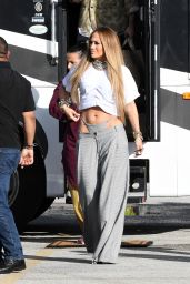 Jennifer Lopez - Shooting a Video in Miami 11/15/2018