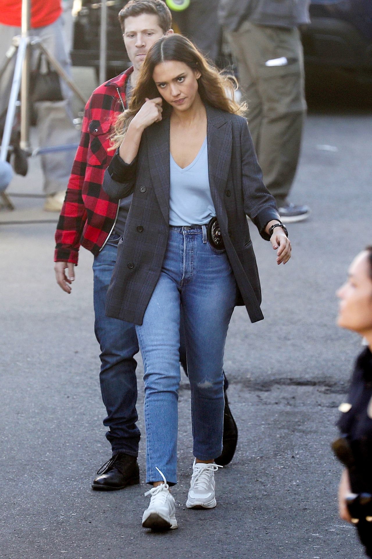 Jessica Alba - LA's Finest Set in Los Angeles 11/14/2018