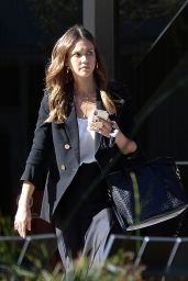 Jessica Alba - Leaving a Business Meeting in Los Angeles 10/31/2018