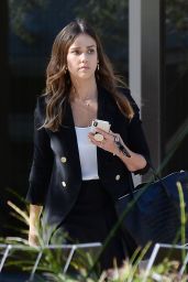 Jessica Alba - Leaving a Business Meeting in Los Angeles 10/31/2018