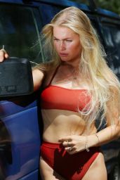 Jo Orthey in a Sunseeker Bikini - Queensland 11/02/2018