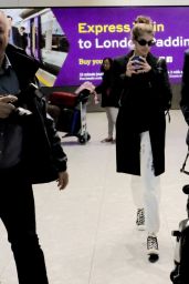 Kaia Gerber at Heathrow Airport in London 10/31/2018