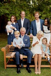 Kate Middleton, Prince William, Meghan Markle & Prince Harry - The Prince of Wales official 70th Birthday portrait (2018)