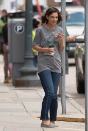 Katie Holmes - "The Secret" Set in New Orleans 10/31/2018