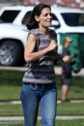 Katie Holmes - "The Secret" Set in New Orleans 11/06/2018
