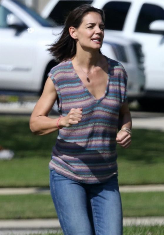 Katie Holmes - "The Secret" Set in New Orleans 11/06/2018