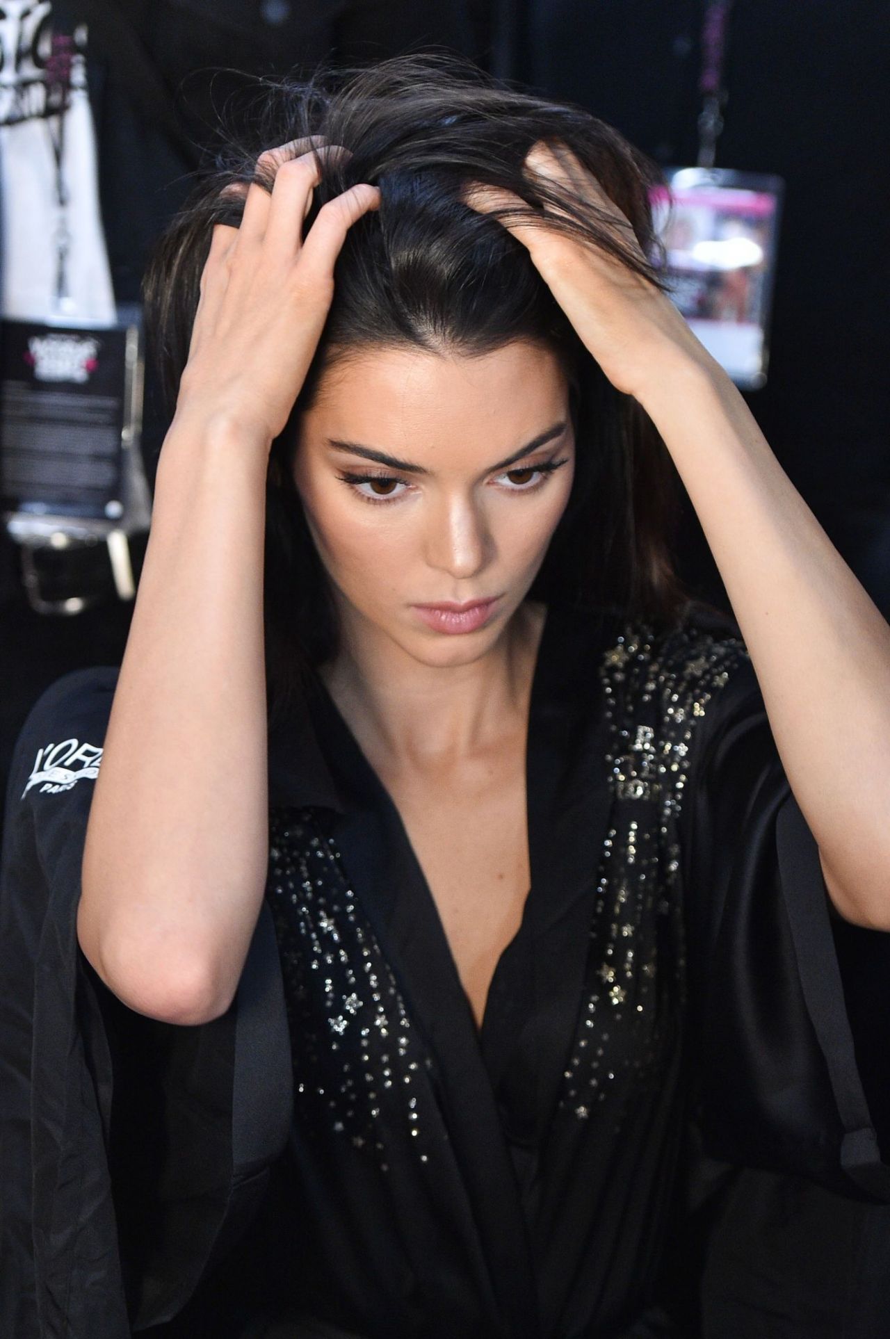 Kendall Jenner – 2018 Victoria’s Secret Fashion Show Backstage (Part II