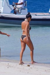 Kourtney Kardashian in Bikini on the Beach in Bali, October 2018