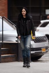Krysten Ritter - Filming a Commercial in NYC 11/19/2018