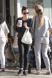 Lea Michele - Picking up Some Food and Coffee in LA 11/05/2018