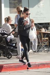 Lea Michele - Picking up Some Food and Coffee in LA 11/05/2018
