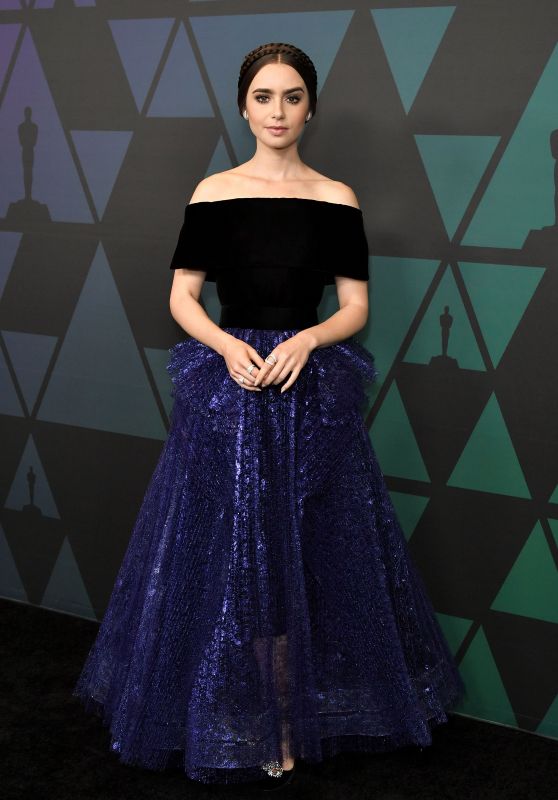 Lily Collins – 2018 Governors Awards