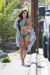 Melissa Riso in a Green Bikini 11/01/2018