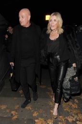 Michelle Collins – Arrives at Phil Turner 50th Birthday Party in London