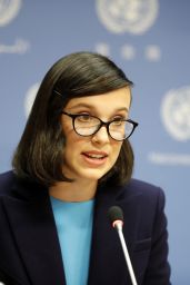 Millie Bobby Brown - Press Conference at the UN Headquarters in New York 11/21/2018