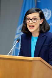 Millie Bobby Brown - Press Conference at the UN Headquarters in New York 11/21/2018