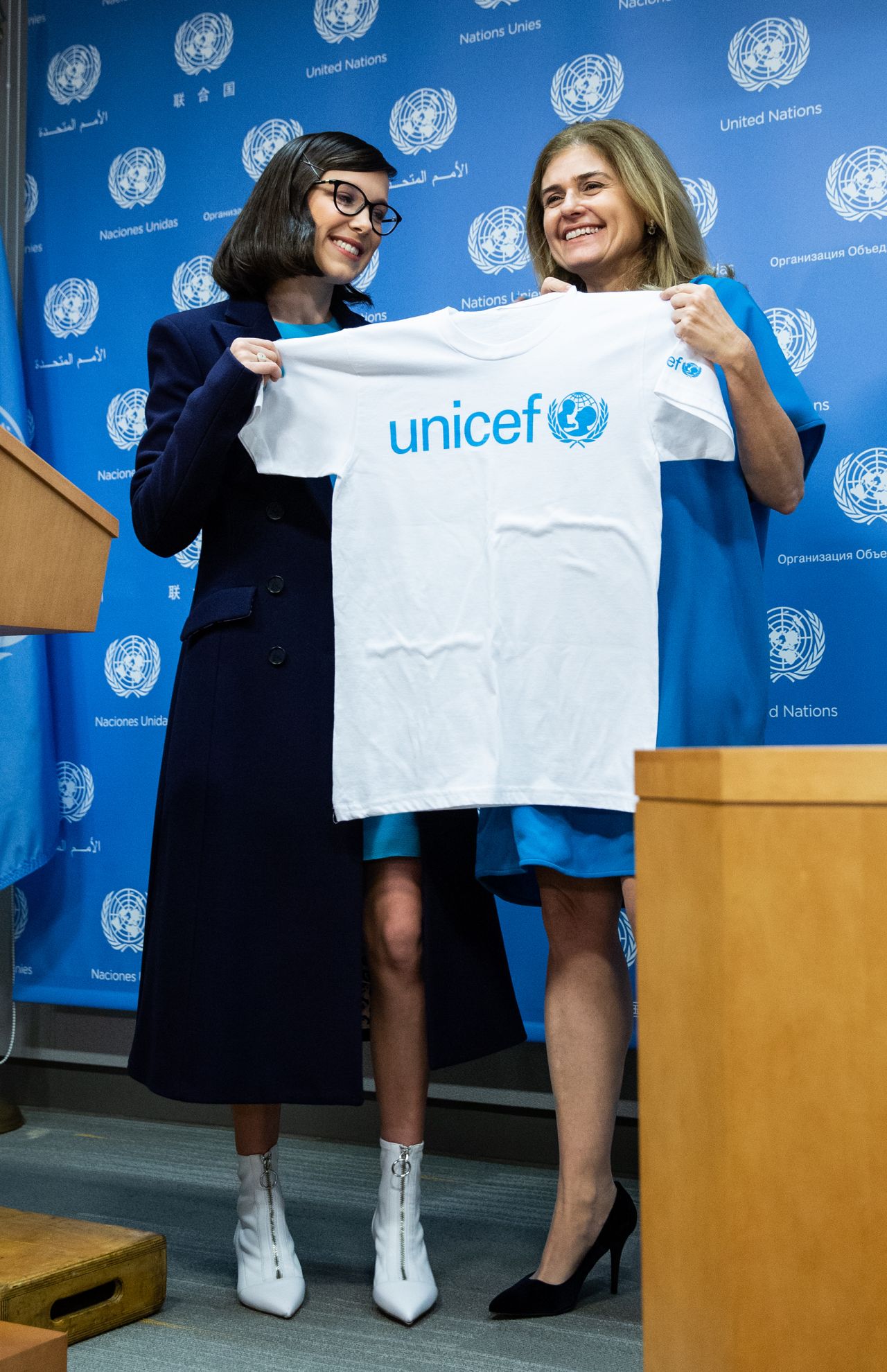 Millie Bobby Brown - Press Conference at the UN Headquarters in New York 11/21/2018