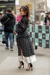 Minka Kelly at the BUILD Series in NYC 11/01/2018