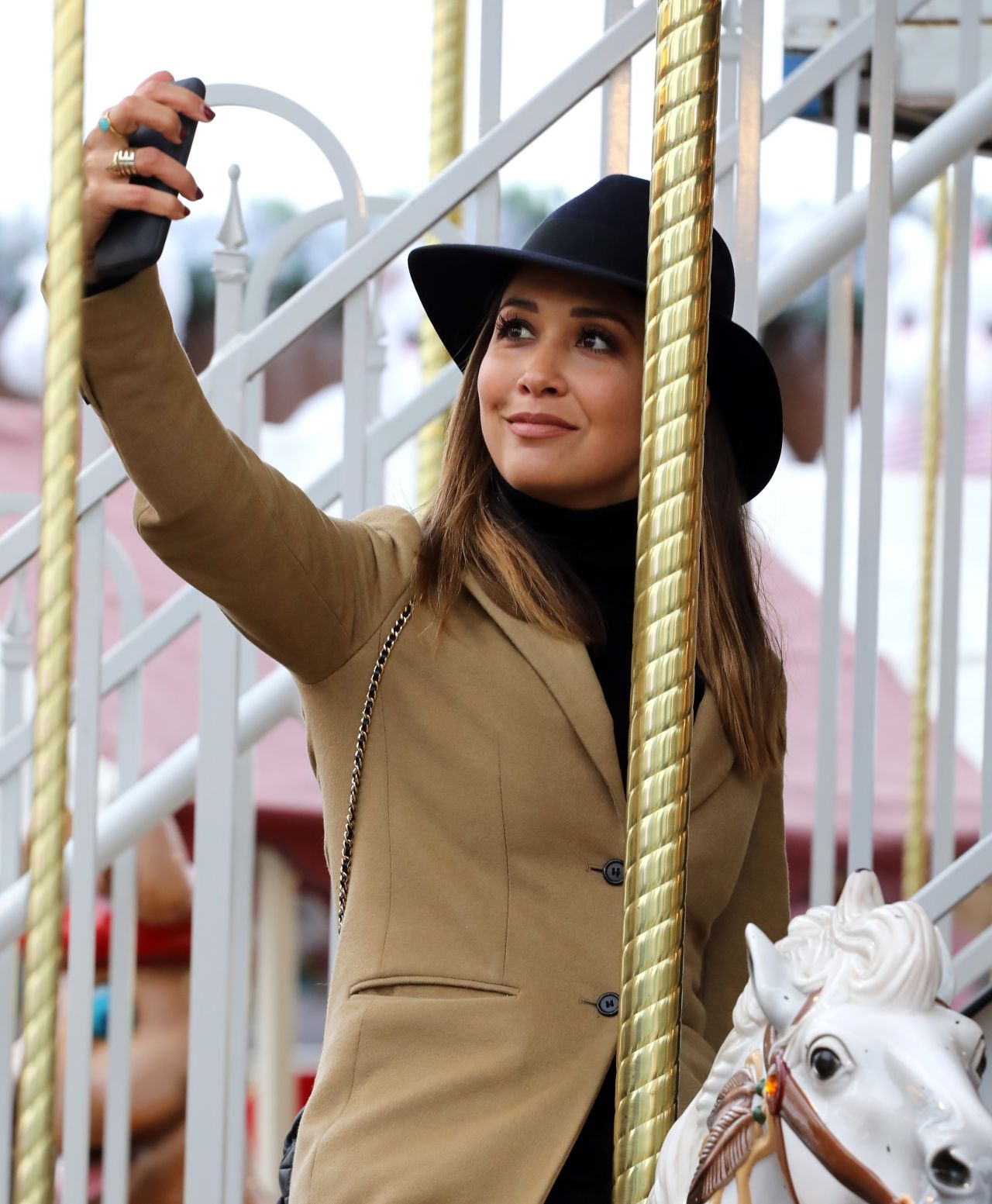 Myleene Klass - Hyde Park Winter Wonderland in London 11/25/2018