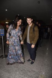 Priyanka Chopra and Nick Jonas - Mumbai Airport 11/25/2018