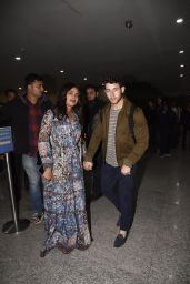 Priyanka Chopra and Nick Jonas - Mumbai Airport 11/25/2018