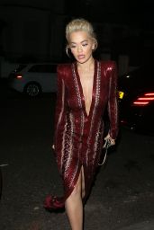 Rita Ora Style and Fashion - Leaves The Corinthia Hotel in London 11/18/2018