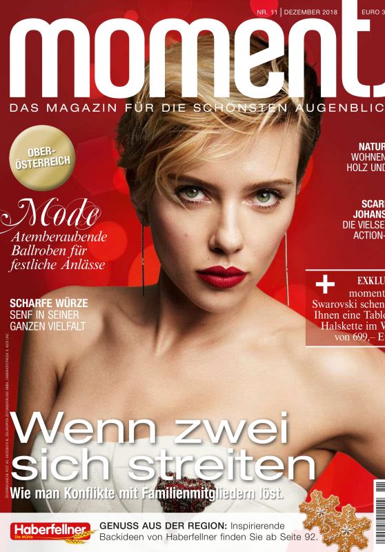 Scarlett Johansson - moments November 2018 Issue