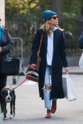 Sienna Miller - Walking Her Dog in NYC 11/19/2018