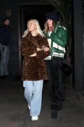 Suki Waterhouse and Her Sister at the Mandrake Hotel in London 11/21/2018